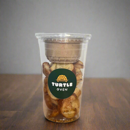 Bagel Chips & Spicy Hummus