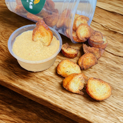 Bagel Chips & Spicy Hummus